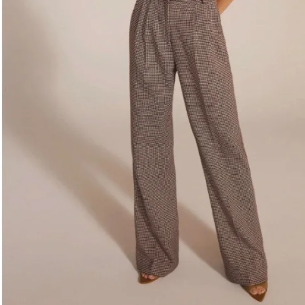 NWT GB Gianni Bini Wide Leg High Rise Pleat Front Pocketed Pants size 3